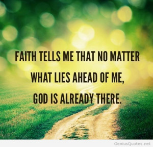 Faith in God quote