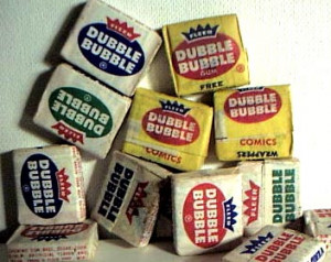 gum chiclets gum chiclets super cherry dubble bubble 1c packs