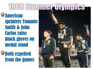 act of 1964 voting rights act and 1968 summer olympics