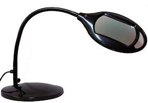 Illuminated Magnifying Glass On Stand