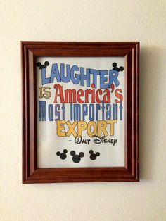 Walt Disney Laughter Quote Printable Art 85x11 by MyRapunzal, $5.00 ...