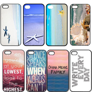 Inspirational Quotes Starfish Skin Cell Phones Cover Case for Apple ...