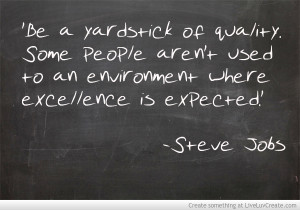 Steve Jobs Quote Quality