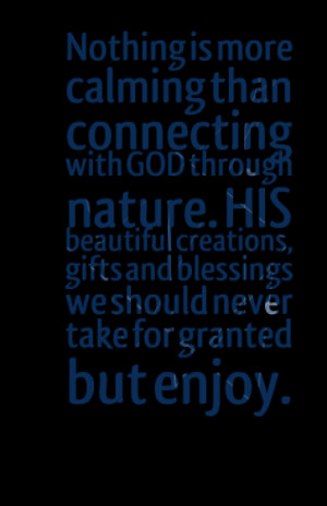 Quotes About: God's blessings