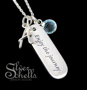 Personalized,Inspirational,quote,Birthstone,Sterling,Silver,Initial ...