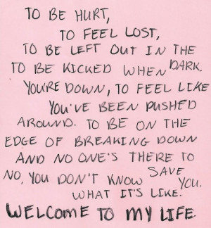 Welcome to My Life ♥ -Simple Plan
