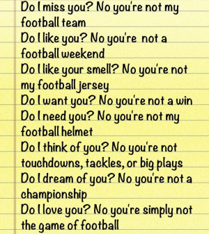 American Football Quotes