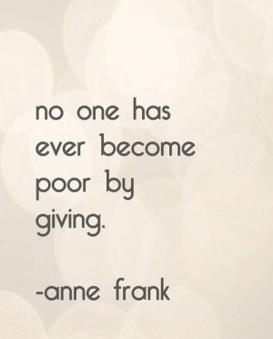 Anne Frank- it's amazing that words and thoughts like these came from ...