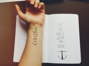 is well with my soul tattoo it is well with my soul tattoo