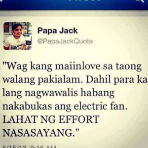 Papa Jack Love Quotes...