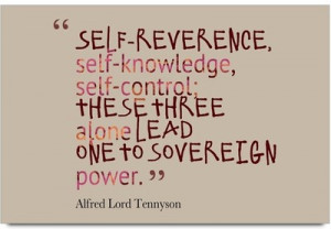 Buy iMerch Reverence Self Knowledge Self Control These Three Quotes By ...