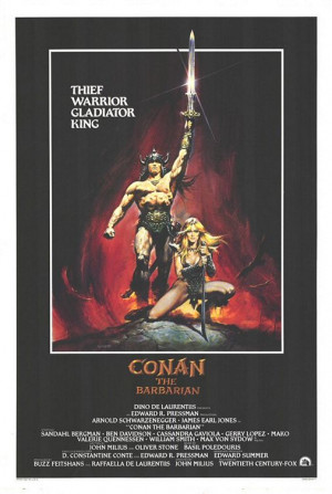 Movie poster for Conan the Barbarian