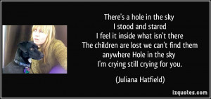 and stared I feel it inside what isn't there The children are lost ...