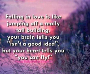 Falling In Love Quotes Images Facebook Status Updates And SMS Messages ...