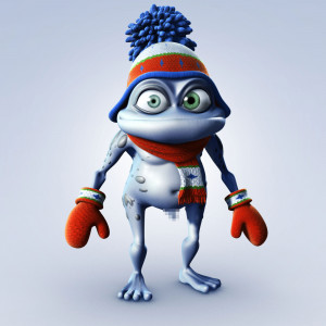 crazy frog 3d cartoon animation wallpaper
