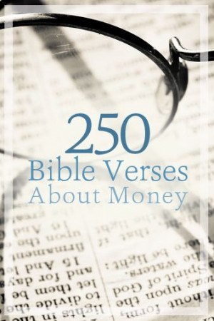 250 bible verses about money