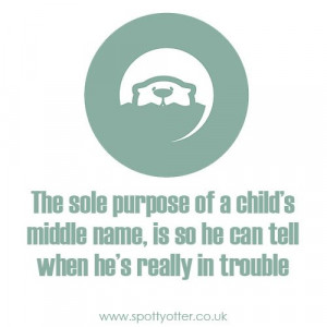The sole purpose of a child's middle name