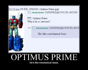 Optimus Prime and other less awesome pictures.