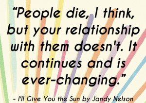 quotes about life from 2014 ya books i'll give you the sun jandy ...