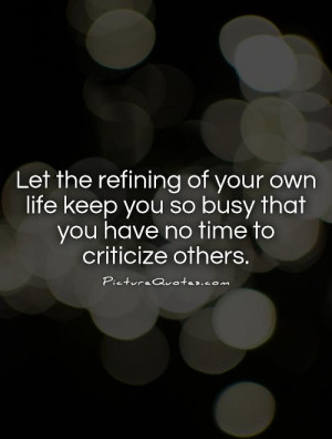 Quotes About Criticism From Others