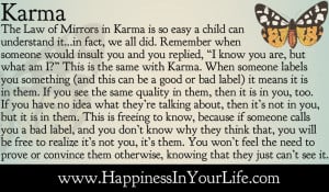 karma the law of mirrors in karma is so easy a child can understand it ...