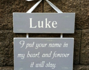 ... Memorial Plaque with Quote for Pregnancy Loss, Stillbirth, or Child