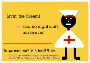 Tonight, I am thankful that Night Nurse RN, MSN, M&M and PRN is not ...