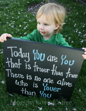 Dr. Seuss quote photo op for kids
