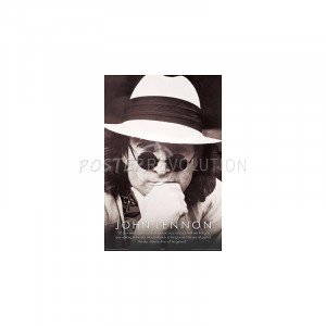 John Lennon (Quote, Hat & Glasses) Music Poster