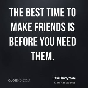 Friends Make Time for Friends Quotes