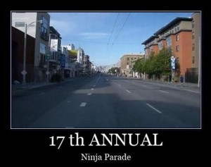 ninja parade funny pics