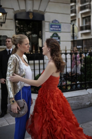 Gossip Girl Fashion for Less: Blair’s Red Dress in Paris