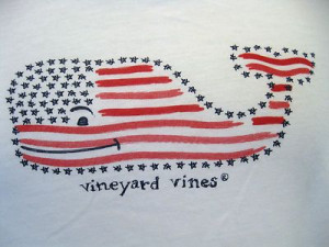 VINEYARD VINES american flag whale: Shirts Diy, Crafts Ideas, American ...