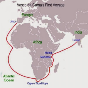 In 1498 Vasco Da Gamalanded up at a beautiful beach ( Kappad ) in my ...