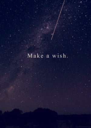 Make a wish - falling star gif