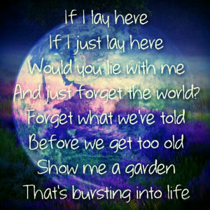 Chasing Cars by Snow Patrol Picture edited by @lyrics_4ever on ...