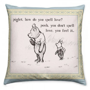 winnie the pooh quote pillow cushion winnie the pooh baby shower