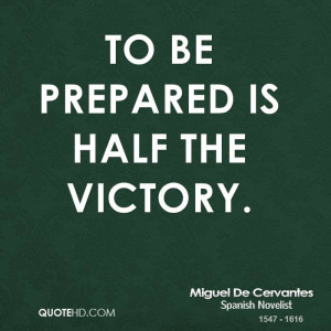 Quotes About Being Prepared