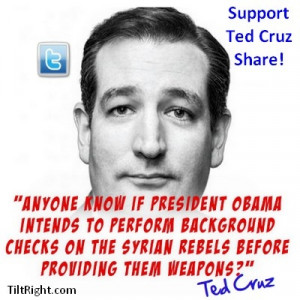Ted Cruz: Anyone know if Obama is going to perform background checks ...