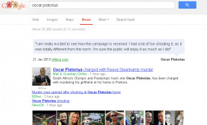 Oscar Pistorius Google News