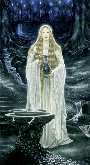 Galadriel (LOTR) as other elves never age,but can be slain or die of ...