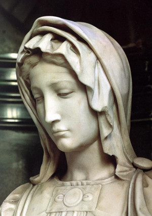 Michelangelo Buonarroti 1475-1564 | La Madonna di Bruges 1503-1505