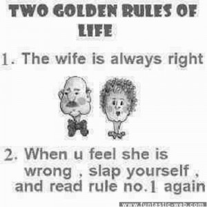 Two golden rules of life