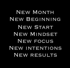 Fitness & weight loss motivation - new month