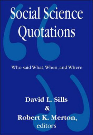 Social Science Quotations