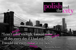 ... this week I was lucky enough to come across all four polishes from