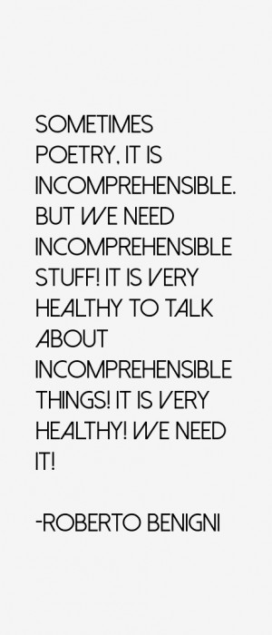 Roberto Benigni Quotes & Sayings