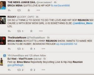 HOT TEA: Erica Mena Will NOT Appear On 'Love and Hip Hop: NY' Season 5 ...