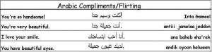 Arabic Love Sayings Arabic compliments and