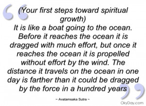 your first steps toward spiritual growth)